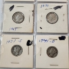 Image 7 : $2.00 Face Value of Assorted Years 90% Silver Mercury Dimes 