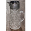 Image 5 : Stainless Silverware w/ Cut Glass Pitcher & Sterling Weighted Candle Holder (271.1g TW)