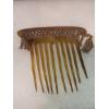 Image 4 : RARE Antique Victorian Hair Comb & Beaded Purse - See Pics -  Celluloid Frame As Is - See Pics