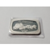Image 2 : "The Stagecoach" 1 oz .999 Fine Silver Art Bar - Excellent Collectible Piece 