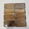 Image 1 : Set of Eight Rectangular Wooden Serving Trays