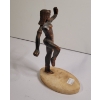 Image 2 : Vintage Brass Egyptian Dancer Sculpture