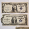 Image 2 : Five Assorted United States $1 Blue Seal Silver Certificates FV: $5.00