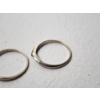 Image 5 : 14K White Gold Diamond Engagement-Style Ring and Band - Size 6.5 TW: 2.3g