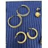 Image 5 : Earrings in individual Boxes - Large Lot of Costume Jewelry - Unique and Beautiful Pieces - Yellow 