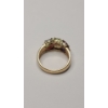 Image 5 : 14K Yellow Gold Women's Cluster Cocktail Ring Featuring Multi-Gemstones - Size 6 - Weight: 3.8g