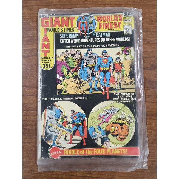 Sealed! No. 206 Nov. Worlds Finest Comics Superman And Batman Excellent Condition