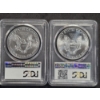 Image 2 : 2 PCGS MS69 American Silver Eagles incl West Point