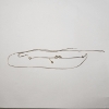 Image 1 : 10K Yellow Gold Necklace (Broken) & Loose Earring - Total Weight: 0.9g