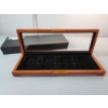 Image 1 : Wooden Glass-Top Coin Display/Storage Box - Holds 4 Standard Slabs