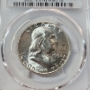 Image 2 : PCGS Graded MS63 United States 1954 90% Silver Franklin Half Dollar 
