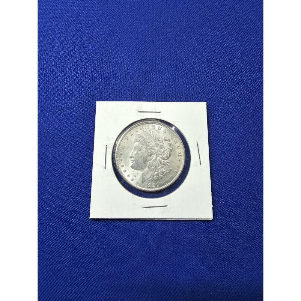 1921 Morgan Silver Dollar - Beautiful, High-Grade Coin in Protective Sleeve