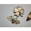 Image 2 : Sterling Silver and Alabone 4-Leaf Clover and Butterfly Brooches TW: 8.8g