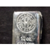 Image 3 : 10 Troy Oz 999.9 Fine Silver Bar by NMR With Matching Serial Number Certificate