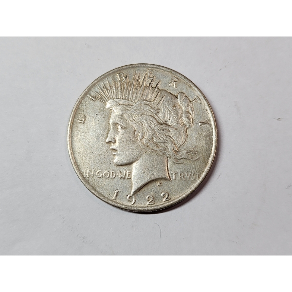 1922 90% Silver Peace Dollar 