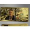 Image 3 : 24K gold foil collectible note - Donald Trump - TRB Golden Check - Golden Patriots Future 