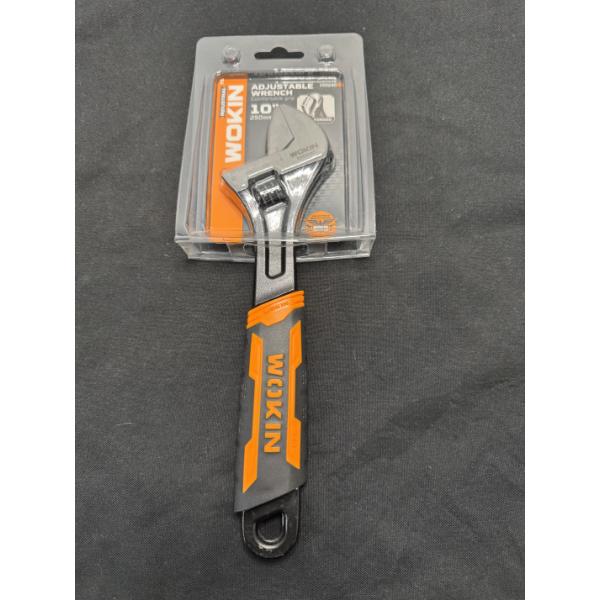 Brand New 10 " Wokin Adjustable Wrench Comfort Grip