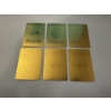 Image 4 : 6  - Rare Gold Foil Pokemon Trading Cards - Mint Condition