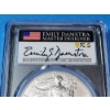 Image 2 : PCGS MS 70 2022 1oz American Silver Eagle - First Day of Issue - Damstra Signed!
