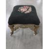 Image 1 : Vintage Very Heavy Cast Iron Footstool On Wheels 