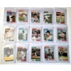 Image 1 : MINT 1974 TOPPS BASEBALL CARDS - 15 ASSORTED SLEEVED CARDS IN NEVER TOUCHED FRESH CONDITION 