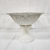 Image 2 : Unique Vintage Handmade Ceramic Pedestal Fruit Bowl With Date Stamp on Bottom