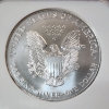 Image 4 : 2000 American Silver Eagle $1 - 1 oz .999 Fine Silver - Graded by NGC MS 69