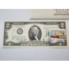 Image 2 : x2 U.S. 1976 $2 Banknotes Including 1976 Postmarked Collectible Note