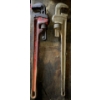 Image 1 : 2 Large Pipe Wrenches - 24"