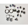 Image 4 : Sterling Silver Earrings: 8 Pairs, 3 Loose, Various Styles - Total Weight: 11.6g