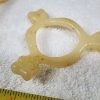 Image 4 : Vintage Baby Teether & Spoon With Russian Made Carved Birch Root Box Bought From 1933 World's Fair