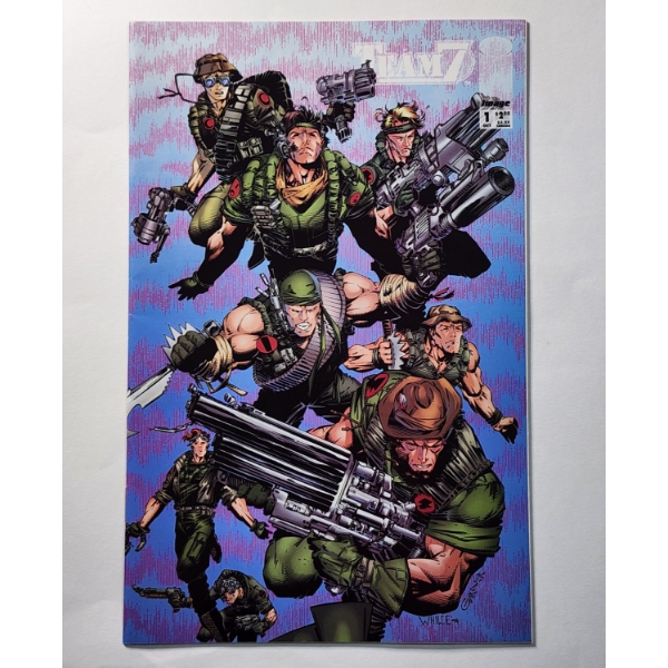 Team 7 Comic Book#1 October by Image Comics in Great Condition ~ ALTERNATE COVER ART!