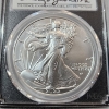 Image 2 : PCGS Graded MS70 2022 American Silver Eagle - FDOI Signed by Damstra - 1 oz .999 Fine Silver
