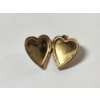 Image 4 : 14K Gold-Filled Heart Locket Pendant TW: 3.3g