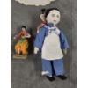 Image 2 : Vintage Collectables Including Coin Bank, Blocks, Lighter, Handmade Dolls, Wood Cover Books & More