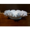 Image 2 : Vintage FENTON "Silver Crest"  11" x 3" Ruffled Glass Bowl - Excellent Condition
