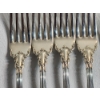 Image 4 : x12 Gorham Chantilly Sterling Silver Forks Total Weight: 566.8g