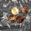 Image 9 : Assorted U.S. Coins: 3 Reprocessed Steel Cents, 2009 UNC Cents, 3 Loose Steel Cents, 2 Loose Nickels