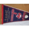 Image 2 : Vintage 1995 American League Champions Cleveland Indians Pennant Banner