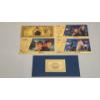 Image 1 : (4) Harry Potter Characters 24K Gold Foil Banknotes Set w/ COA