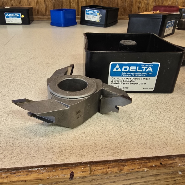 Double Tongue & Groove Lock Miter - Shaper Bit