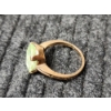 Image 6 : Nice 10K Yellow Gold Ring Featuring Light Green Stone ~ SIZE 6 ~ Weighing 3.4 Grams