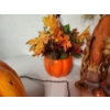 Image 6 : Lot of Assorted Fall Decor Items: Wreath, Corn, Pumpkin Decor, Figurines, & More! - See Photos
