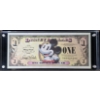 Image 1 : Limited Edition Mickey Mouse $1.00 Disney Dollar In Display Case - Mint Condition