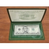 Image 1 : Low Numbered Uncirculated $5 Federal Reserve Note in Folio Display SERIAL # BC00004260A