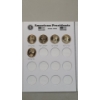 Image 5 : Presdiential Coin Folder With (37) Assorted United States Presidential Dollars - Face Value: $37.00