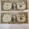 Image 5 : Six Assorted United States $1 Blue Seal Silver Certificates FV: $6.00
