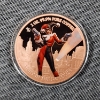 Image 2 : Colorized One Ounce .999 Fine Copper Harley Quinn Round in Capsule