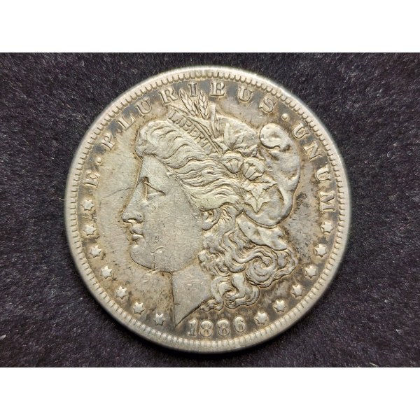 1886-O Morgan Silver Dollar 