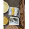 Image 3 : PICKUP IN CANTON - Vintage Picnic Basket, Includes Wicker Plate Holders, Cups, Plates Table Cloth, A
